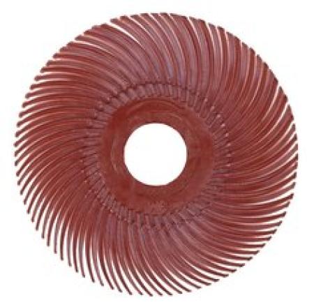 Scotch-Brite™ Radial Bristle Brush RB-ZB, rot, 50,8 mm, P220, Typ C