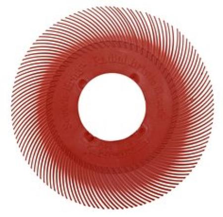 Scotch-Brite™ Radial Bristle Brush BB-ZB Einzelsegment, rot, 152,4 mm, P220, Typ C (Nachfüllpackung)