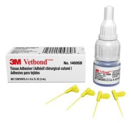 3M™ Vetbond™ Tier Gewebekleber, 3ml Applikator