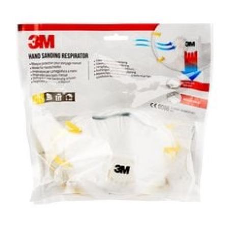 3M™ Aura™ Maske für Handschleifen 8812, FFP1, mit Ventil, 3 pro Packung