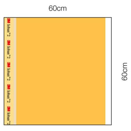 3M™ Ioban™ 2 Antimikrobielle Inzisionsfolie, 6648EZE, 60 cm x 60 cm, 10 Stück / Packung