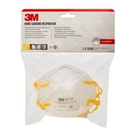 3M™ Maske für Handschleifen 8710E, FFP1, 3 pro Packung