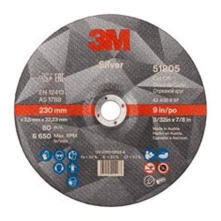 3M™ Silver Trennscheibe, T42, 230 mm x 2,5 mm x 22 mm