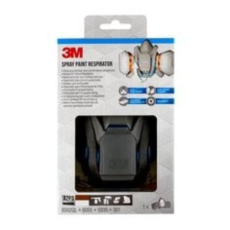 3M™ Maske für Farbspritzarbeiten 6502QL, A2P3, 1 Set