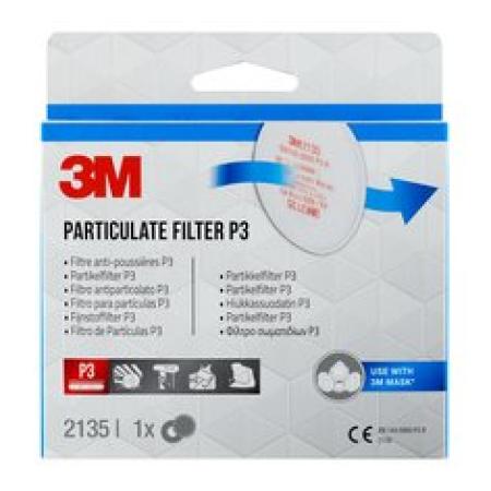 3M™ Partikelfilter 2135, P3, für die Serien 6000 und 6500, 1 Paar pro Packung