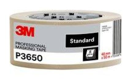 3M™ Malerkreppband P3650, 48 mm x 50 m, 1 Rolle/Packung