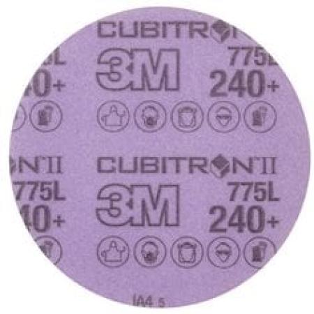 3M™ Cubitron™ II Hookit™ Filmscheibe 775L, 125 mm, 240+, ungelocht