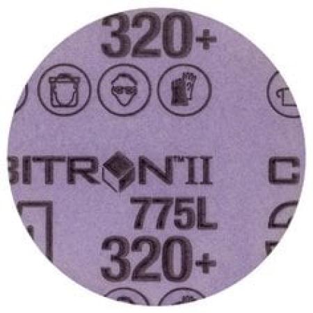 3M™ Cubitron™ II Hookit™ Filmscheibe 775L, 75 mm, 320+, ungelocht