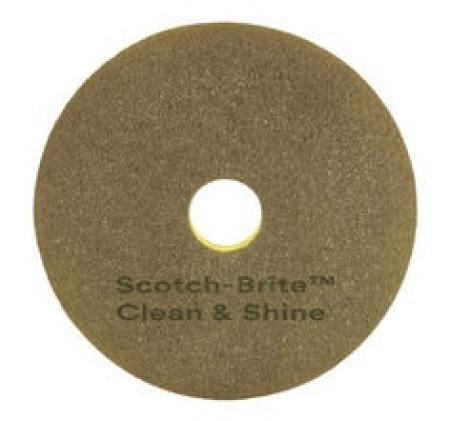 3M™ Scotch-Brite™ Clean & Shine Maschinenpad, 380 mm, 5 Stück / Karton