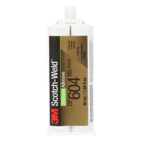 3M™ Scotch-Weld™ 2-Komponenten-Konstruktionsklebstoff auf Polyurethanbasis DP604NS, Schwarz, 48.5 ml