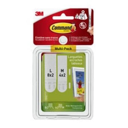 Command™ Bilder-Montage-Strips Multi-Pack 17209,je Pack mit 4 x 2