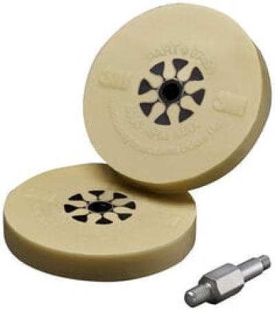 Scotch-Brite™ Radierscheibe mit Befestigungsschaft, 101,2 mm