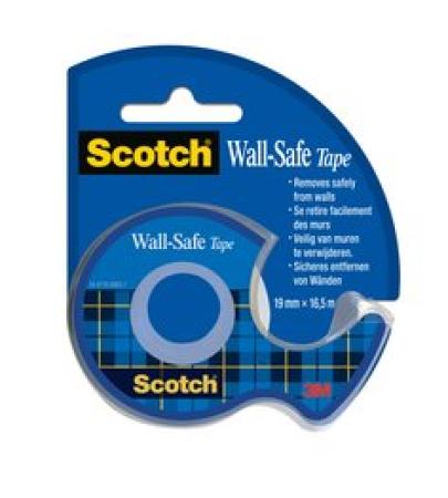 Scotch® Wall-Safe Tape im Handabroller 183-EFDG EU, 19 mm x 16,5 m