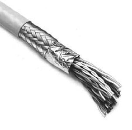 3M™ 3750/10, Twisted Pair Rundkabel, 10-polig, 3750 Serie, Litzenleiter, Grau/Farbcodiert, 30,5 m/Rolle