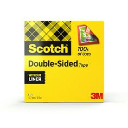 Scotch® doppelseitiges Klebeband, 1 Rolle, 12 mm x 33 m