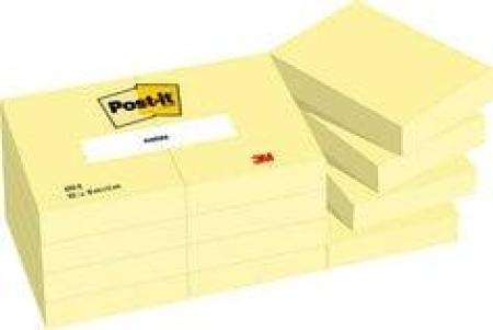 Post-it® Notes, gelb, 12 Blöcke, 38 x 51 mm