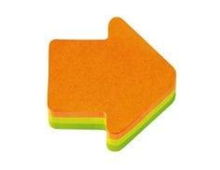 Post-it® Würfel 2007A, 70 x 70 mm, neongelb, neongrün, neonorange, 1 Würfel à 225 Blatt