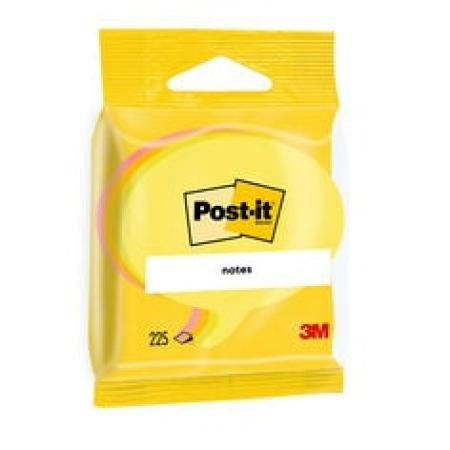 Post-it® Notes In Stanzform, Sprechblase, Gelb, 70 mm x 70 mm, 76 Blatt/Block, 3 Blöcke/Packung, 100% PEFC SGSCH-PEFC-COC-110078