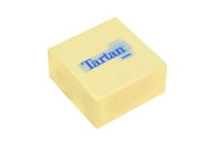 Tartan™ Notes Würfel 7676C-Y, Gelb, 76 mm x 76 mm, 400 Blatt/Block, 1 Block/Packung