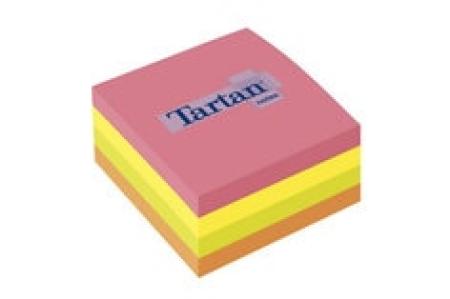 Tartan™ Würfel 7676C-N, 76 x 76 mm, neongelb, neongrün, neonorange, neonpink, 1 Würfel à 400 Blatt