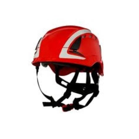 3M™ SecureFit™ Schutzhelm X5000, belüftet, reflektierend, CE, Rot, X5005V-CE