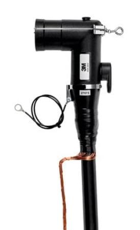 3M™ 93-EE 895-4/240 Steckendverschluß, 1 Leiter, Gewinkelt, 400 A, 12/20 kV Innenraum, 1x 95 - 240 mm²