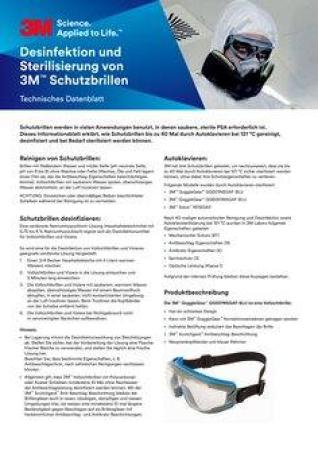 3M™ Goggle Gear™ 500 Vollsicht-Schutzbrille, Scotchgard™ Anti-Fog-/Antikratz-Beschichtung (K&N), graue Scheibe IR5, GG550SGAF-EU, 10 pro Packung