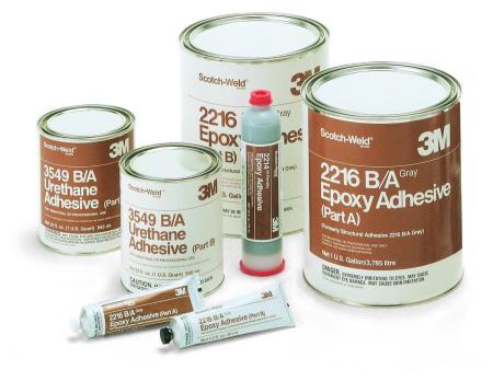 3M™ Scotch-Weld™ 2-Komponenten-Konstruktionsklebstoff auf Epoxidharzbasis 7838, Teil A/B, 2 kg