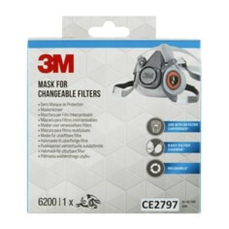 3M™ Maskenkörper für auswechselbare Filter 6200PRO, Medium, 1 pro Packung