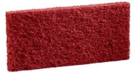 3M™ Scotch-Brite™ Ersatzpad 8343, Rot, 117 mm x 254 mm, 3 x 10 Stück / Karton