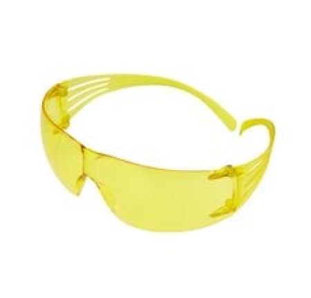3M™ SecureFit™ 200 Schutzbrille, Antikratz-/Anti-Fog Plus Beschichtung, gelbe Scheibe, SF203AFP