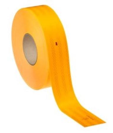 3M™ Diamond Grade™ Conspicuity Vehicle Markings 983-21, Fluorescent Yellow, Edge Sealed, ECE 104 marked, 53.5 mm x 50 m
