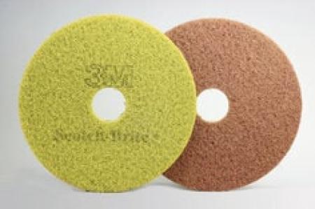 3M™ Scotch-Brite™ Diamant Maschinenpad, Ocker, 410 mm, 5 Stück / Karton