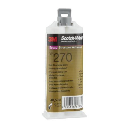 3M™ Scotch-Weld™ 2-Komponenten-Konstruktionsklebstoff auf Epoxidharzbasis DP270 Schwarz, 48.5 ml