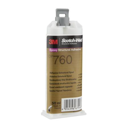 3M™ Scotch-Weld™ 2-Komponenten-Konstruktionsklebstoff auf Epoxidharzbasis DP760, Weiß, 50 ml