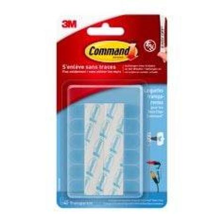 Transparente, wiederbefüllbare Command™ Mini-Klebestreifen für Command™ Dekorations-Clips 17020CLR