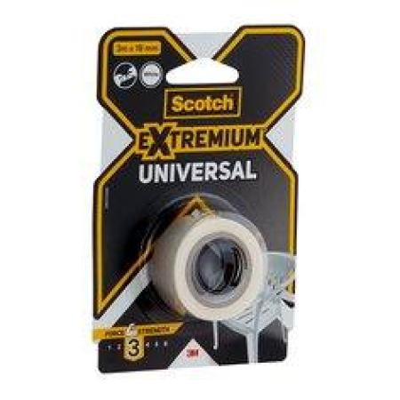 Scotch® Extremium™ Universal Klebeband, weiß, 3 m x 19 mm
