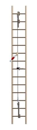 3M™ Protecta® Cabloc™ Vertikales Kabelleitersystem, Verankerung der unteren Leiterhalterung, verzinkter Stahl, 6191036