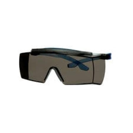 3M™ SecureFit™ 3700 Überbrille, blaue Bügel, Augenbrauenschutz, Scotchgard™ Anti-Fog-Beschichtung (K&N), graue Scheibe, SF3702XSGAF-BLU-EU, 20 pro Packung