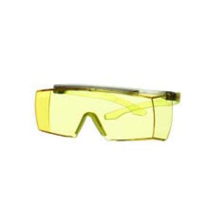 3M™ SecureFit™ 3700 Überbrille, limettengrüne Bügel, Scotchgard™ Anti-Fog-Beschichtung (K&N), gelbe Scheibe, SF3703SGAF-GRN-EU, 20 pro Packung