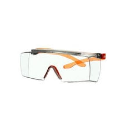 3M™ SecureFit™ 3700 Überbrille, orange Bügel, Scotchgard™ Anti-Fog-Beschichtung (K&N), transparente Scheibe, SF3701SGAF-ORG-EU, 20 pro Packung