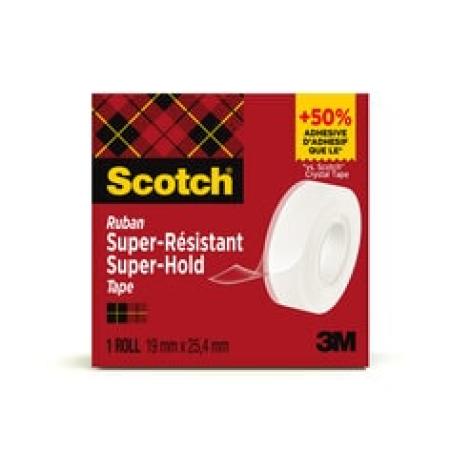 Scotch® Super-Hold Secure Tape, 1 Rolle, 19 mm x 25,4 m