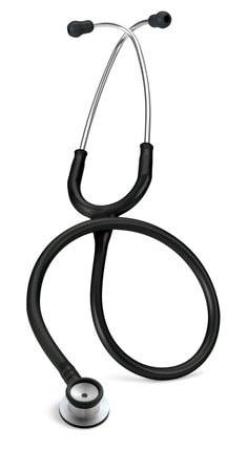 3M™ Littmann® Classic II Säuglingsstethoskop, 2114, schwarz, 71 cm Schlauchlänge, Membrandurchmesser: 30 mm, Trichterdurchmesser