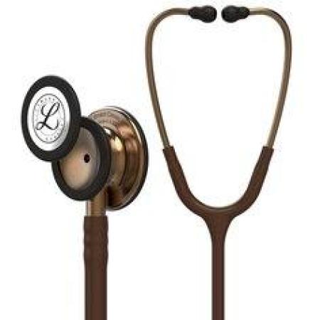 3M™ Littmann® Classic III™ Stethoskop zur Überwachung, 5809, kupferfarbenes Bruststück, schokoladenfarbener Schlauch, 69 cm, 580