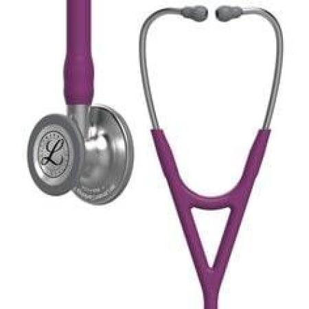 3M™ Littmann® Cardiology IV™ Stethoskop für die Diagnose, 6156, Bruststück in Standardausführung, pflaumenfarbener Schlauch, Sch