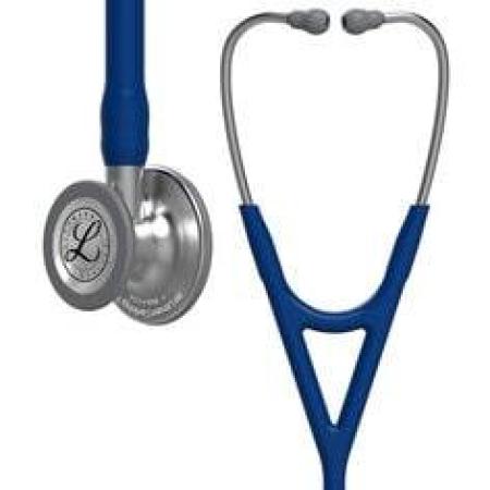 3M™ Littmann® Cardiology IV™ Stethoskop für die Diagnose, 6154, Bruststück in Standardausführung, marineblauer Schlauch, Schlauc