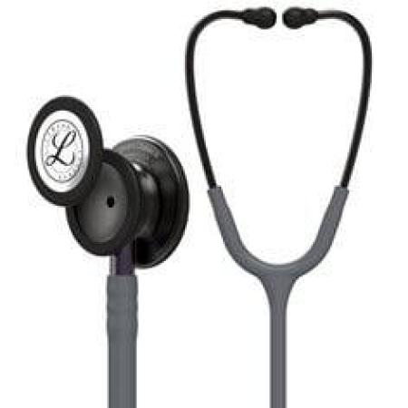 3M™ Littmann® Classic III™ Stethoskop zur Überwachung, 5873, Smoke-Edition Bruststück, grauer Schlauch, violett-grauer Schlaucha
