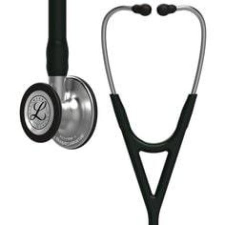 3M™ Littmann® Cardiology IV™ Stethoskop für die Diagnose, 6152, Bruststück in Standardausführung, schwarzer Schlauch, Schlauchan
