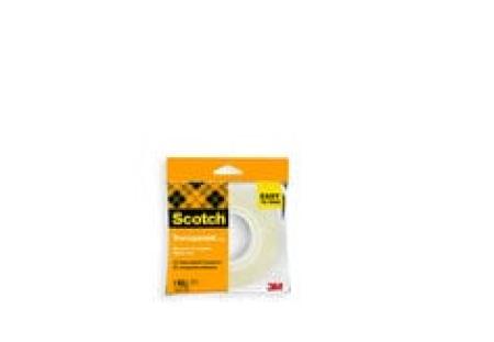 Scotch® Transparentes Klebeband 508, leicht abreißbar, 12 mm x 33 m, 1 Rolle/Packung