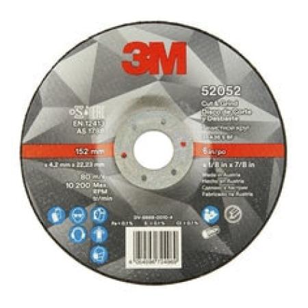 3M™ Cut and Grind Schruppscheibe, T27, 150mm x 4,2mm x 22 mm, 36+